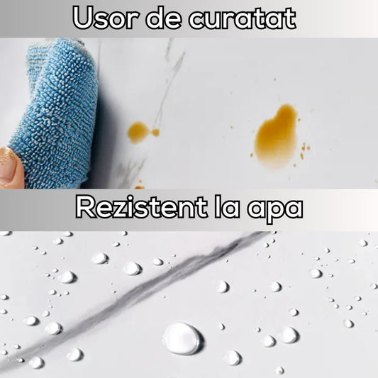Placa autoadeziva premium tip ceramic – Alb & Aur