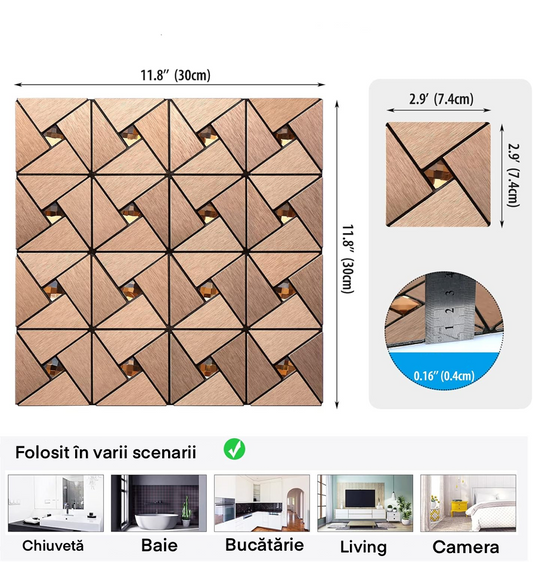 Mozaic primitor- Premium Perete3d.ro